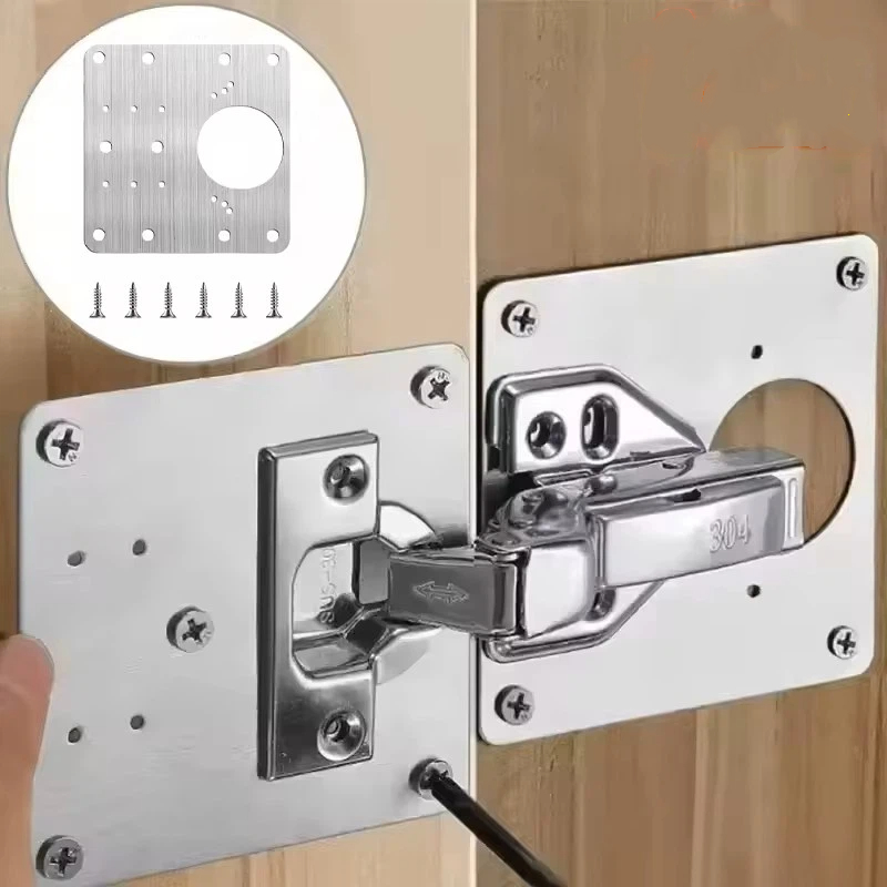 Furniture Hardware Repair - Plaque de réparation pour charnière de