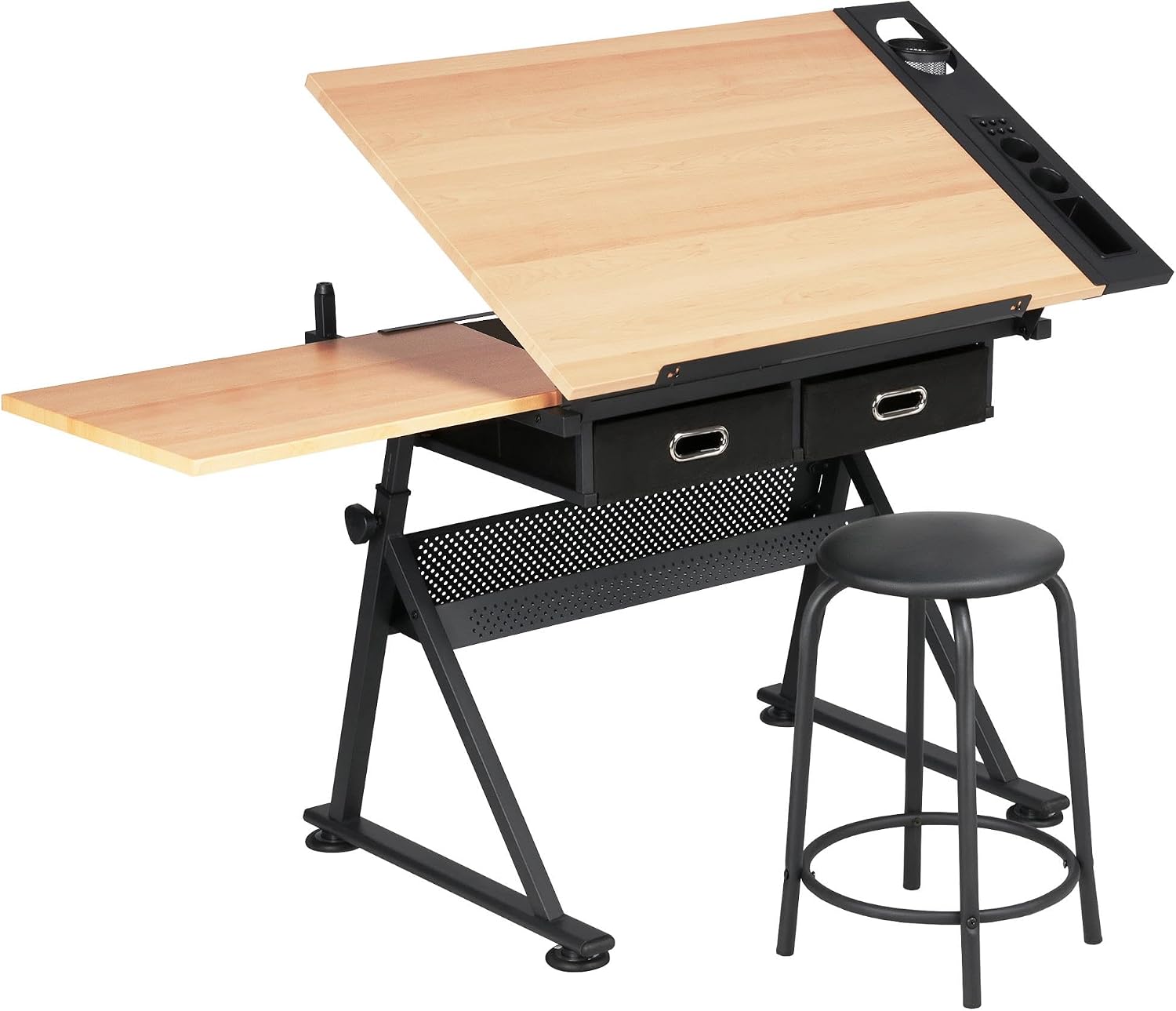 Home Furniture & Hardware Trading - Table de dessin réglable avec tabouret