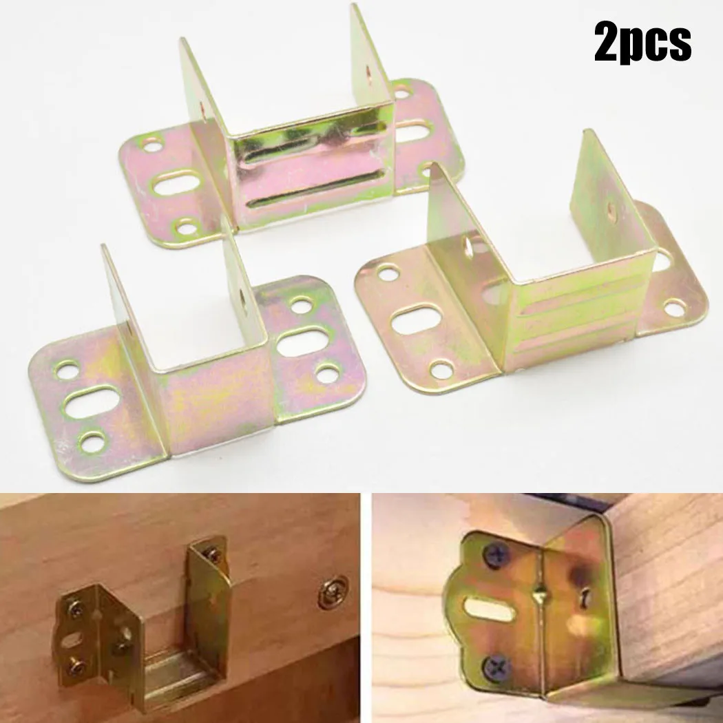 Furniture Interlocking Hardware - Support de lit en métal en