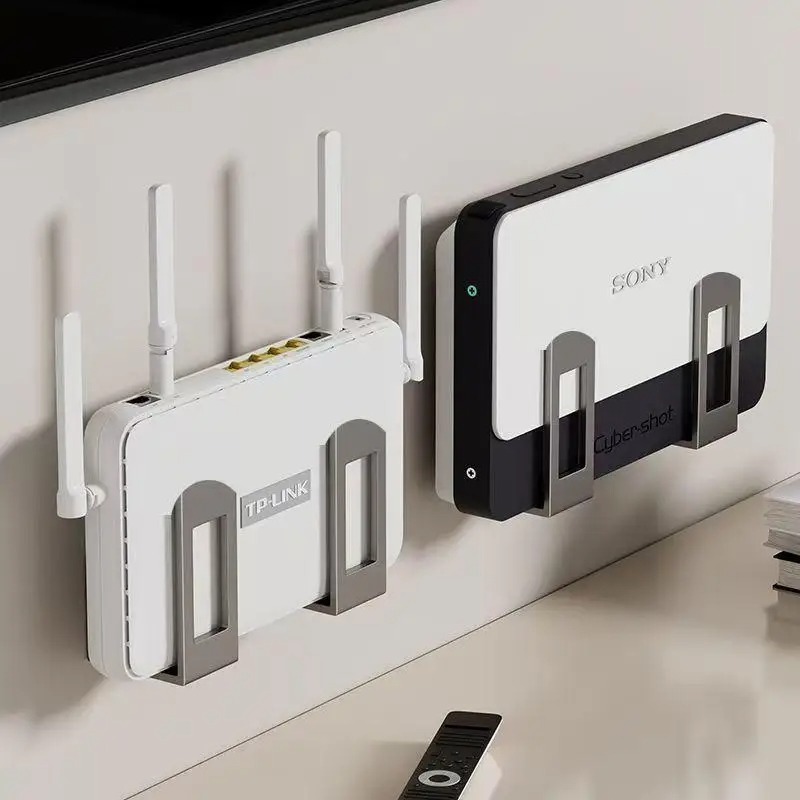 Shelf Bracket Pair - Organisateur mural pour routeur et décodeur