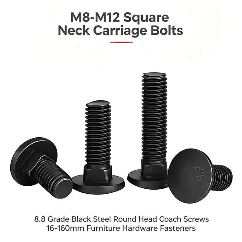 Vis à tête carrée M8-M12, grad - Furniture Grade Hardware avis et prix