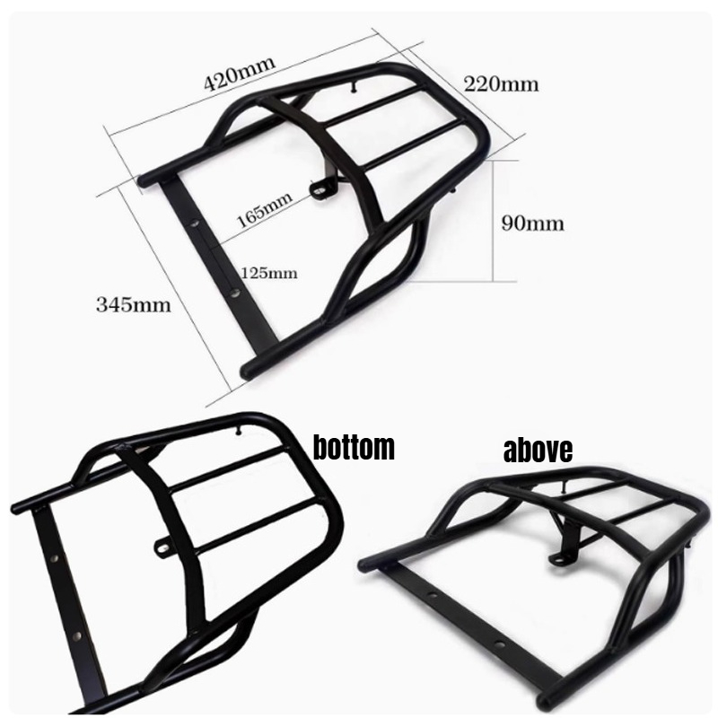 CC110 accessoires de moto noir - Shelf Bracket Pair avis et prix
