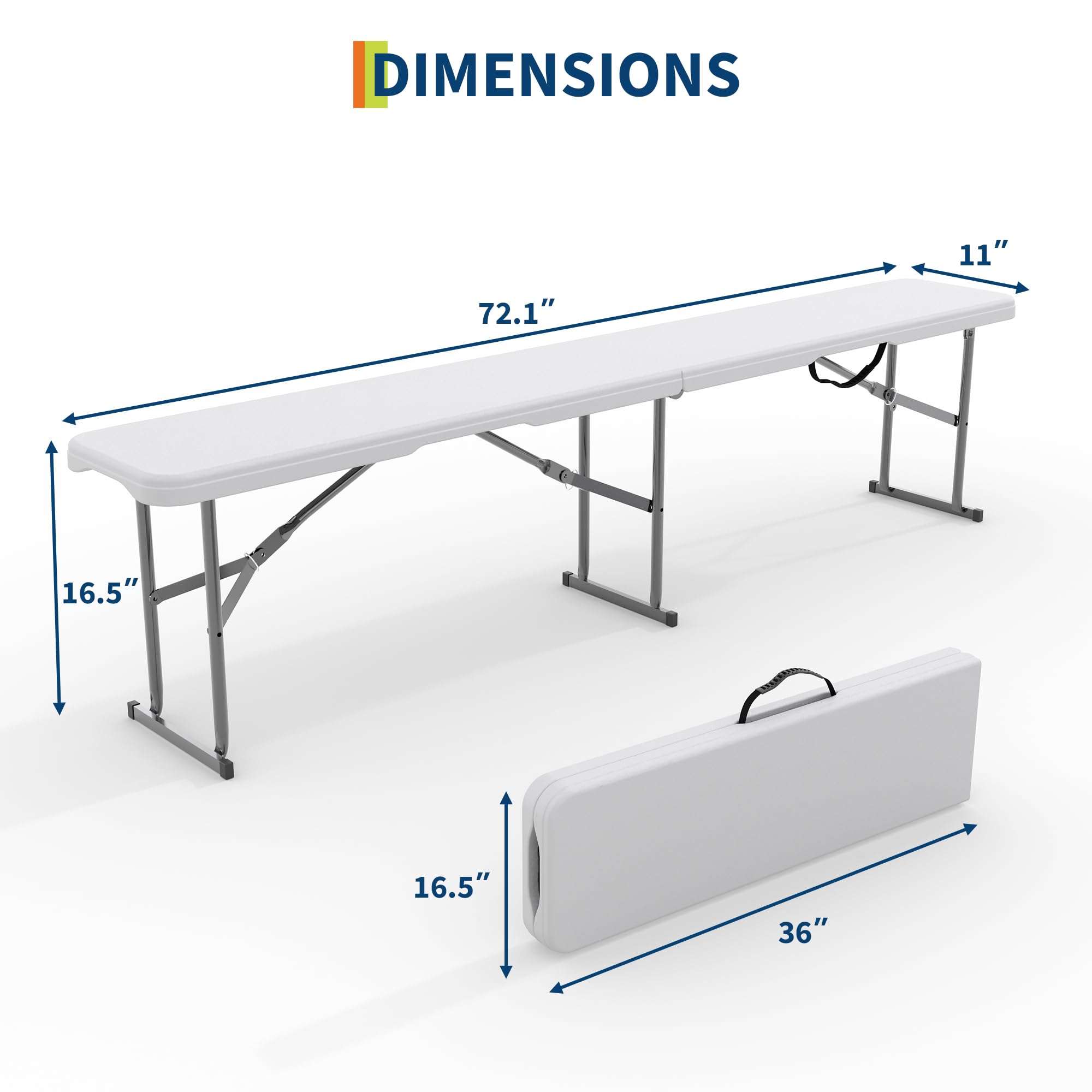 Lot de 2 bancs pliants d'extér - Furniture Hardware Design avis et prix