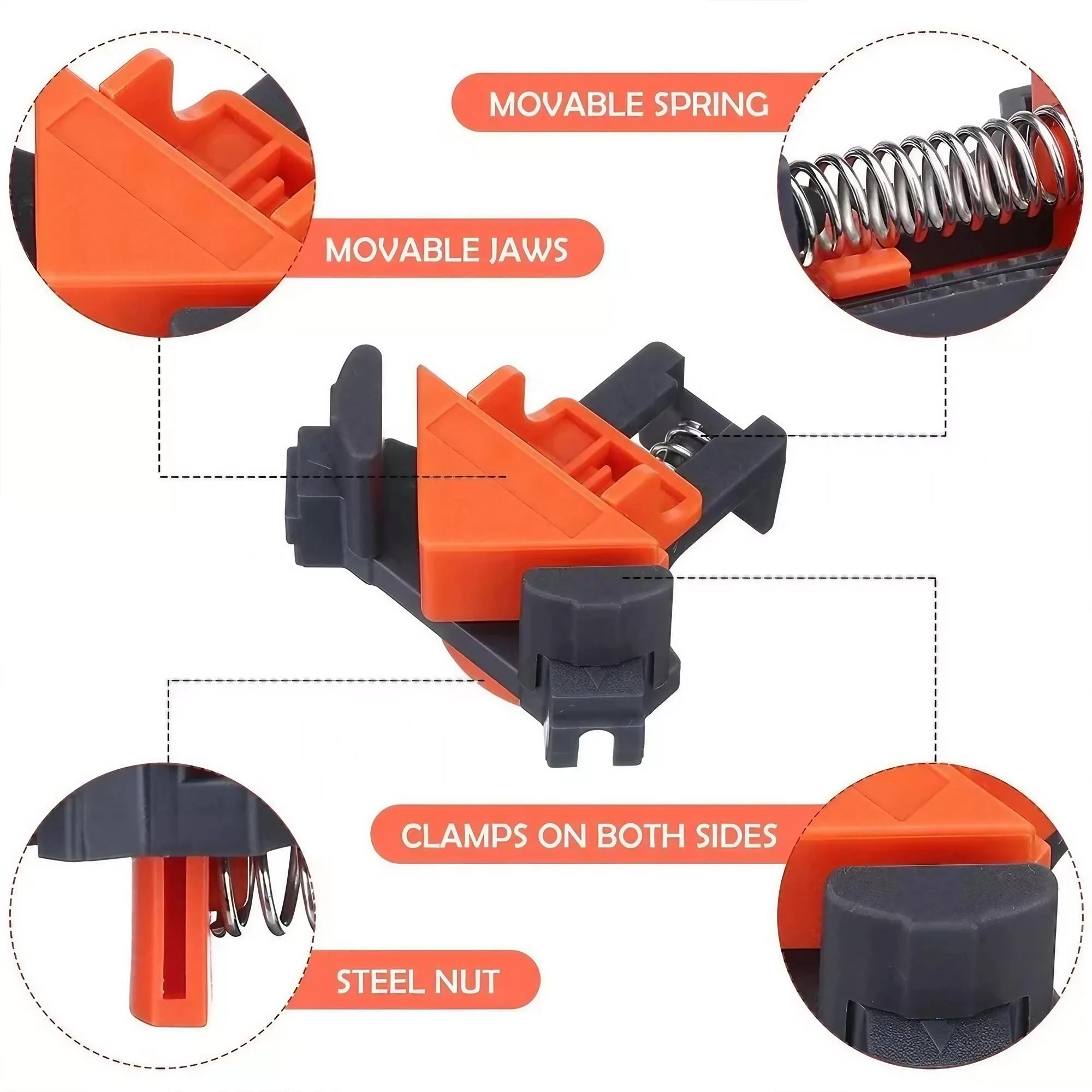 Pince d'angle premium à 90 deg - Furniture Hardware Repair avis et prix